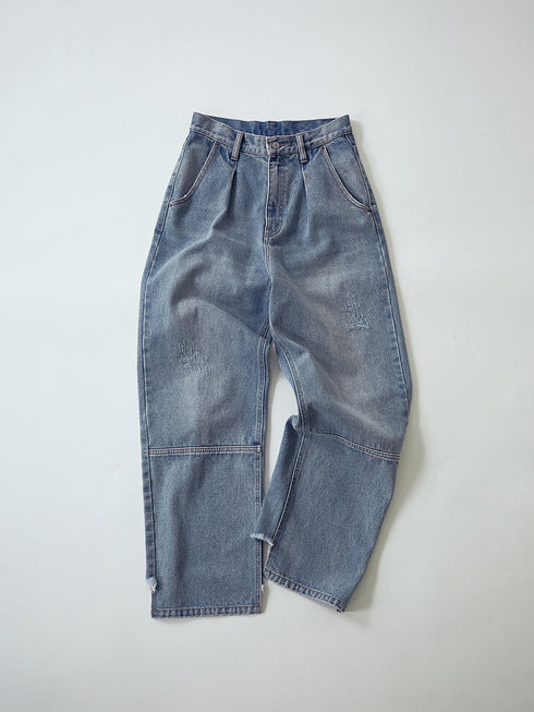【 予約:11月中旬 】HIGH RISE TUCK WIDE PT /Y253-31101-2